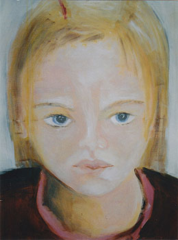 Kinderportrait (wei�es M&aumldchen), 2004
