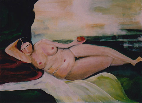 Variationen III zu Giorgiones "Schlummernde Venus", 2002